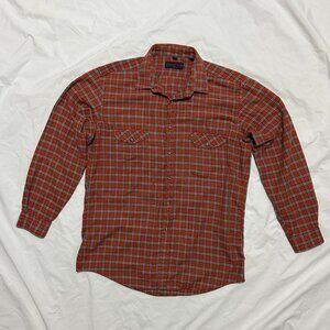 Patagonia Mens Flannel Shirt Plaid Long Sleeve Button Front Size L